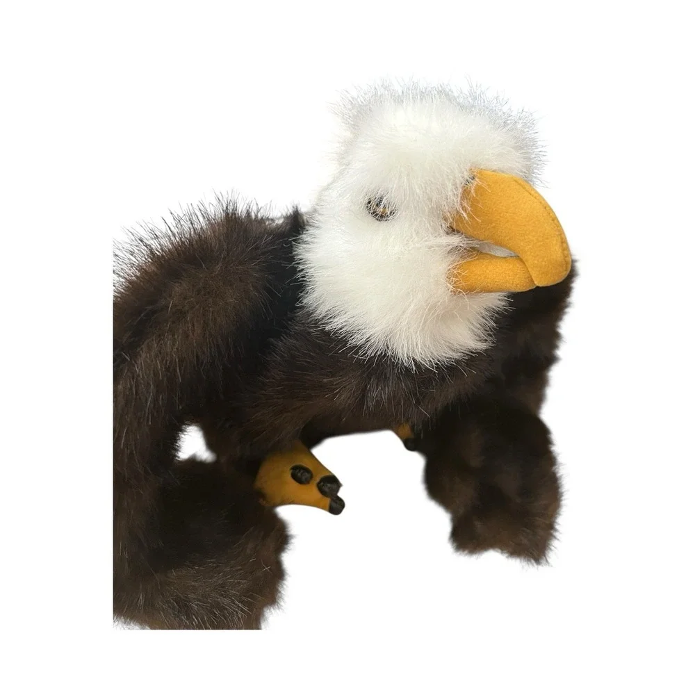 Folkamnis Realistic Bald Eagle‎ Plush Hand Puppet Furry Folk Tails Bird 11''